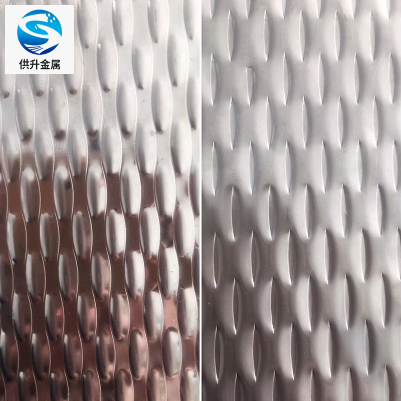 304不锈钢花纹板小米粒楼梯踏板316L压花板激光切割防滑201折弯 - 图2