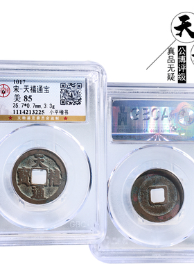 公博评级天禧通宝美品