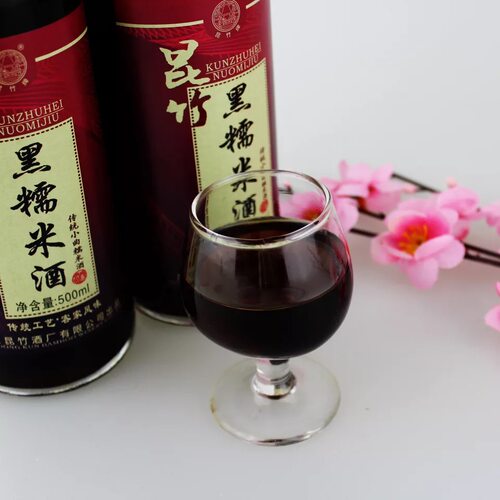 惠州昆竹 纯火炙龙门客家黄酒月子酒娘酒19度 甜酒黑糯米酒包邮 - 图2