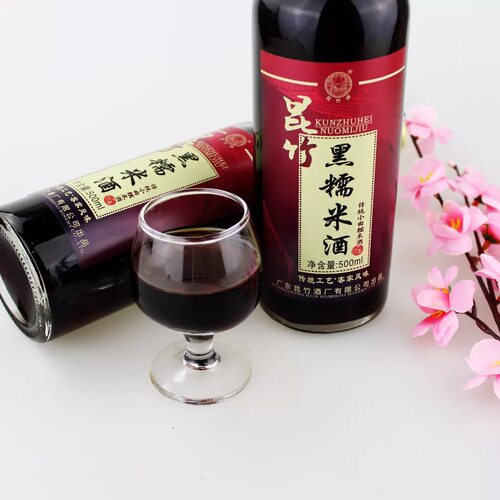 惠州昆竹 纯火炙龙门客家黄酒月子酒娘酒19度 甜酒黑糯米酒包邮 - 图0