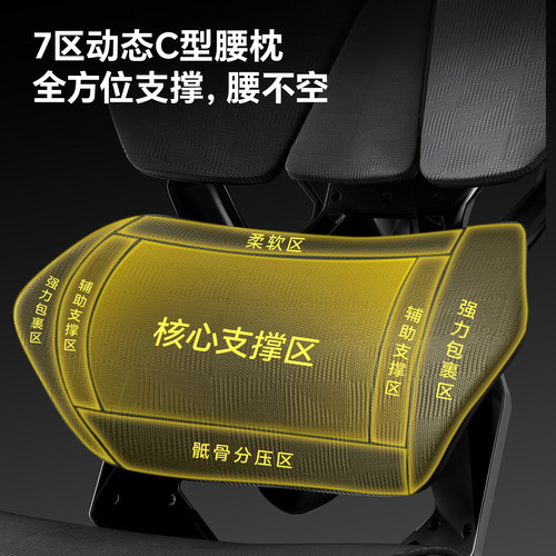 曾卓君推荐丨骁骑X5电竞椅子人体工学久坐舒服电脑椅家用休闲座椅 - 图0