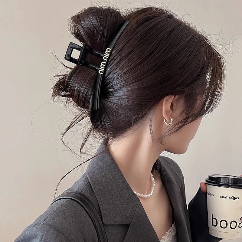 高级感大号抓夹发量多盘发夹子女毛绒鲨鱼夹新款韩式咖色发卡,淘宝优惠券,粉丝福利购,淘宝优惠卷