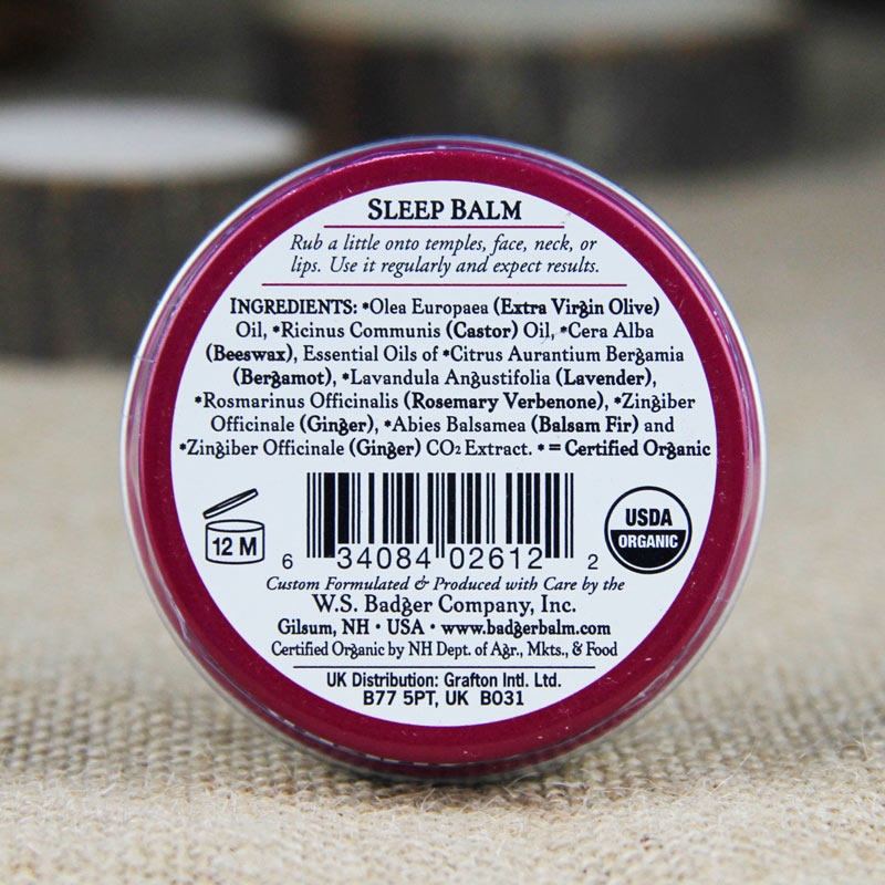 美国badger薰衣草好梦连连膏睡眠膏 美满仓母婴身体精油/身体按摩