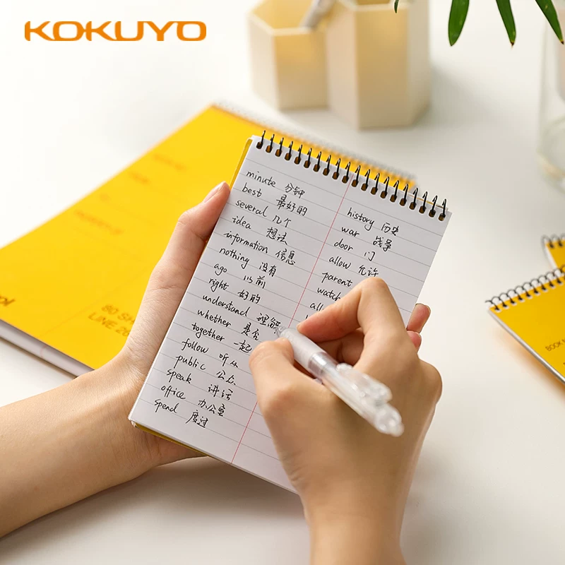 Японский конькуйоу Гоуюй цикл notebook English word Бэн Ватанабэ стено заметки спираль Wirling Gambol портативная память память скорость книга А6 маленький коллапс А5 студент Бэн Бэн Бэнбук