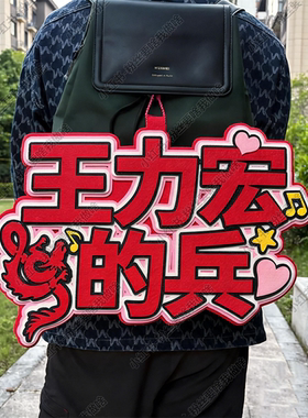 谢霆锋的兵周深的兵周边应援物包挂件演唱会不织布超大挂件可定制