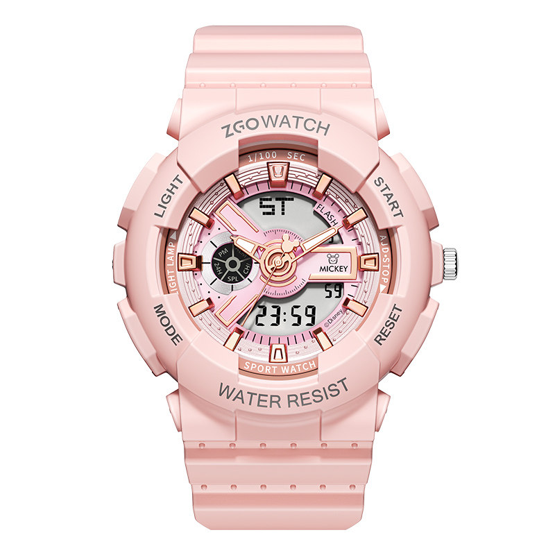 迪士尼女学生番茄炒蛋ins男电子表 zgo正港铂丽时国产腕表