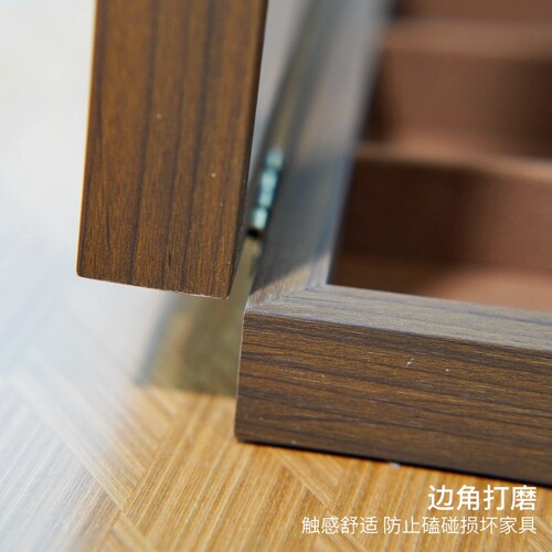 黑胡桃纹木质高端时尚24格珠宝首饰收纳展示箱戒指手链手串饰品盒 - 图2