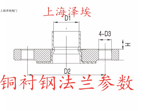 紫铜衬钢活套法兰片松套片称心承口焊接钢翻边15-22-28-42-76-图0