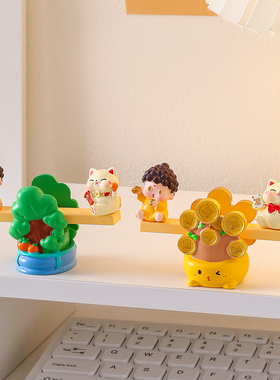 办公室桌面情绪稳定器治愈摆件