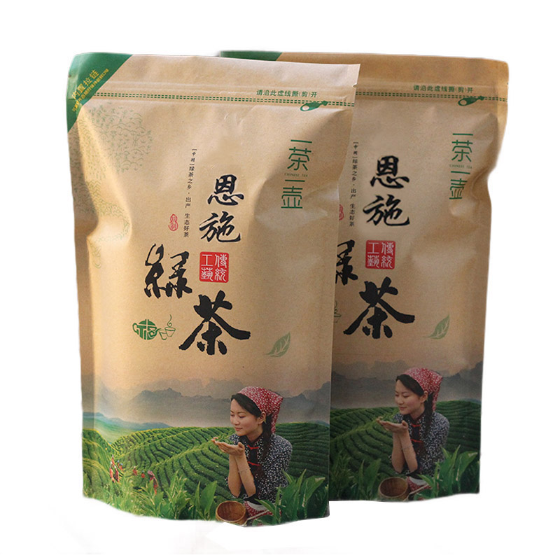 绿茶2024新茶湖北恩施富硒炒青绿茶玉露茶叶高山云雾散装500g - 图3