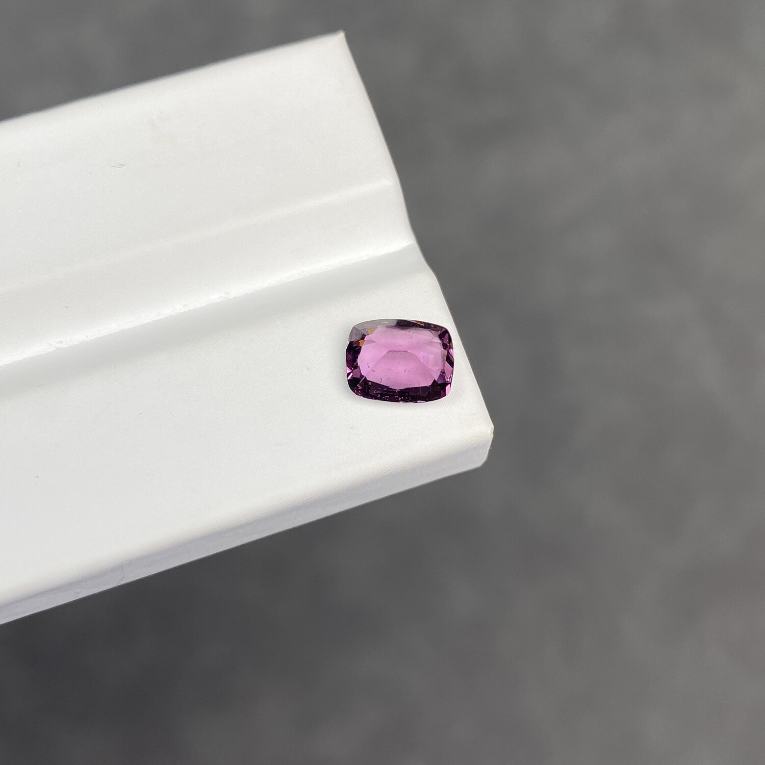 Natural red purple spinel baguette color gemstone clean