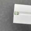 1.3 carat natural green tourmaline bare stone cushion-shaped ring with clean and transparent inlaid pendant ring jewelry with certificate for women