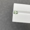 1.3 carat natural green tourmaline bare stone cushion-shaped ring with clean and transparent inlaid pendant ring jewelry with certificate for women