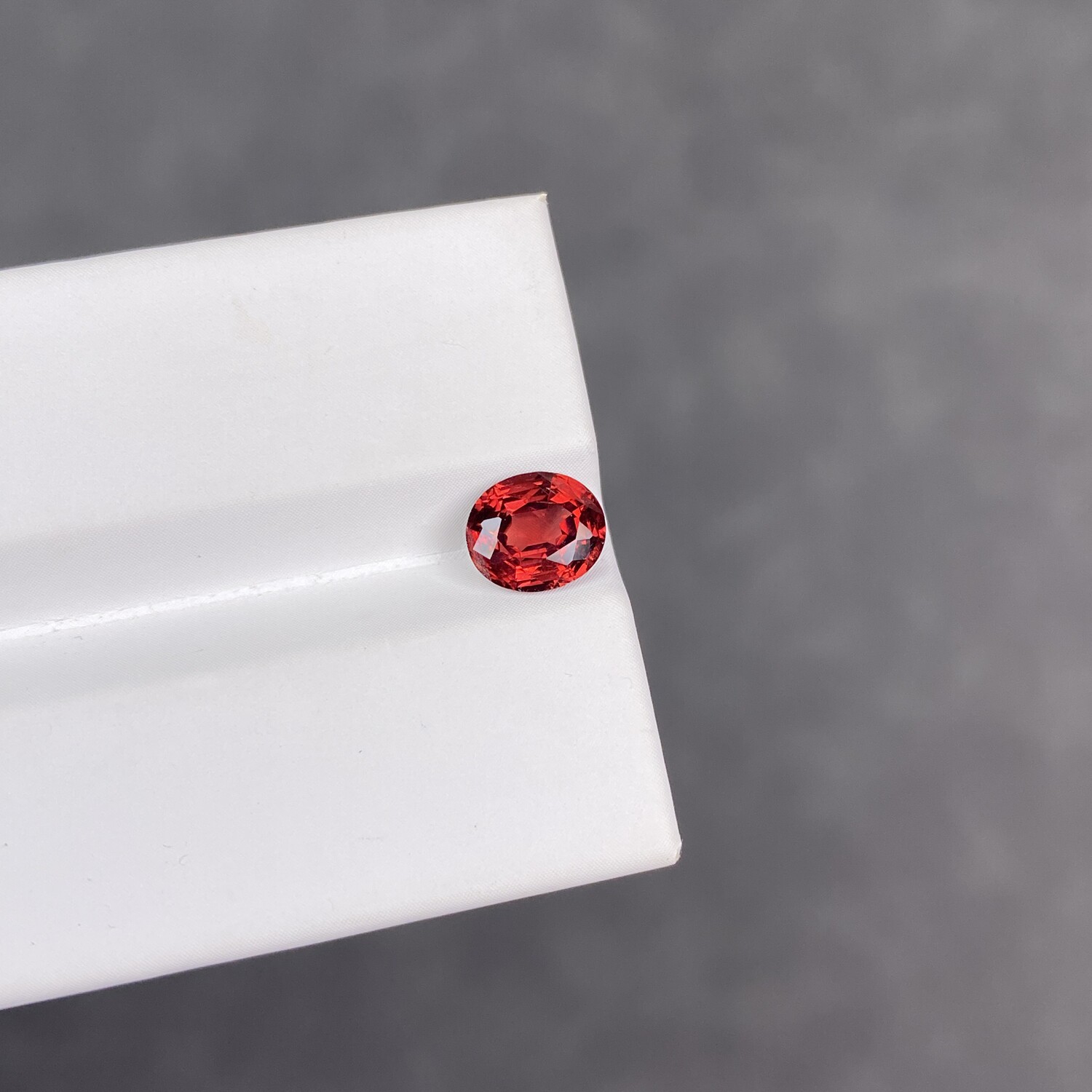 1.4 carat natural rose red spinel colored gemstone