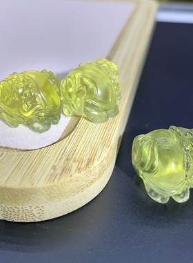 收藏级天然利比亚陨石雕刻龙龟