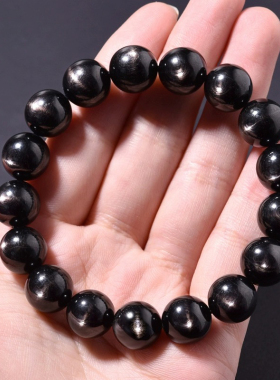 精品天然金运石手链银光猫眼效应