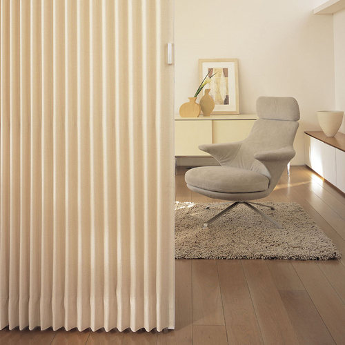 TACHIKAWA 日本进口立川折叠门定制室内软移门隔断推拉可弯曲弧度 - 图1