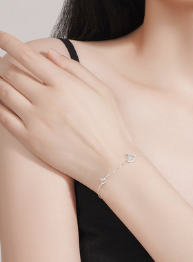 猫蛰女生纯银小众设计森系手链