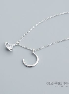 猫蛰女款纯银轻奢小众项链