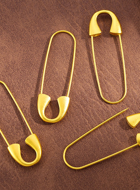 回形针别针胸针毛绒可爱沙金diy配件孕妇安全宝宝婴儿满月礼物饰