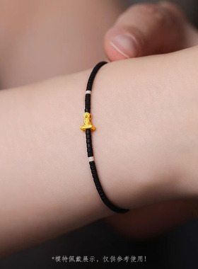 沙金无相佛转运珠隔珠黄金色手工DIY配件手链项链串绳珠男女送礼