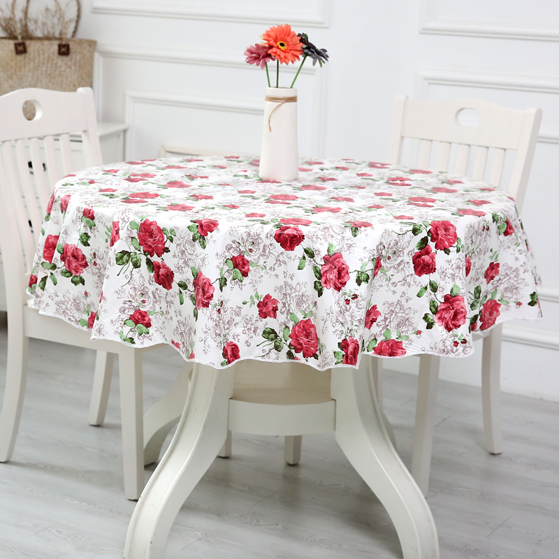 加厚圆桌布环保加绒塑料大圆形餐桌布圆台布PVC桌布防水防油免洗,淘宝优惠券,粉丝福利购,淘宝优惠卷