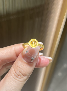 时来运转猫眼转运珠戒指女