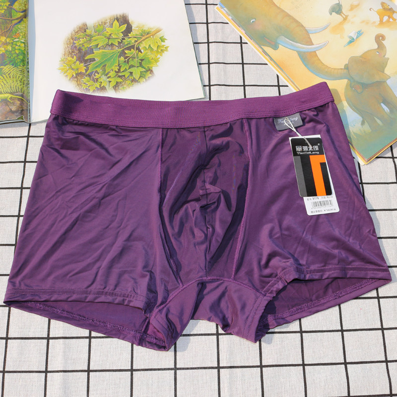 田太郎男内裤9116夏季冰丝凉爽面料光滑无痕平角裤柔软透气四角裤,淘宝优惠券,粉丝福利购,淘宝优惠卷