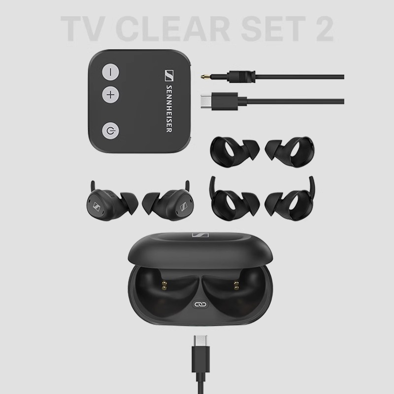 SENNHEISER/森海塞尔 TV CLEAR SET2 全新真无线电视增强耳机 - 图2