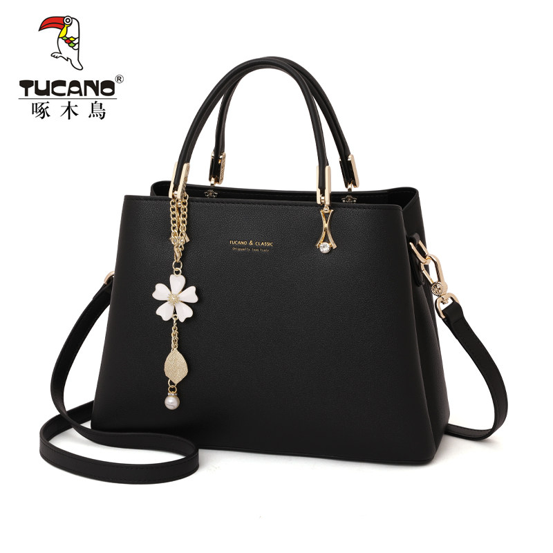 啄木鸟女士2021新款潮大容量手提包 腾胜箱包女士包袋