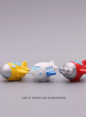 卡通Q版小飞机办公桌面小摆件