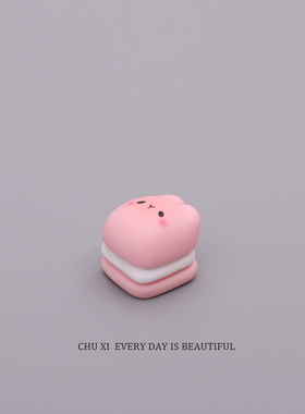 无聊了Q版可爱小兔桌面治愈摆件