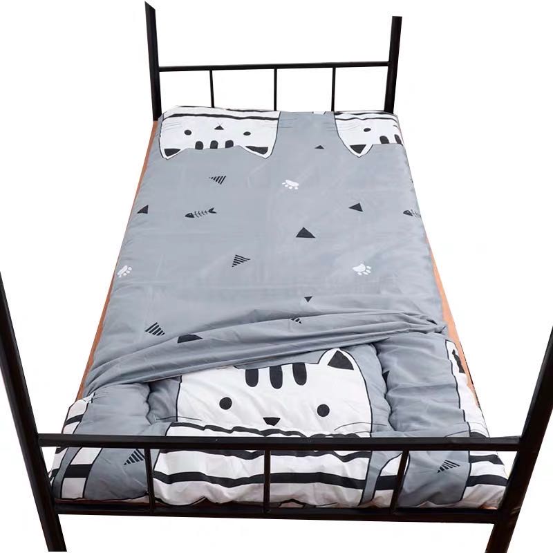 床垫保护套防螨防尘褥套被套学生宿舍单人0.9米1m/1.2m床罩拉链款