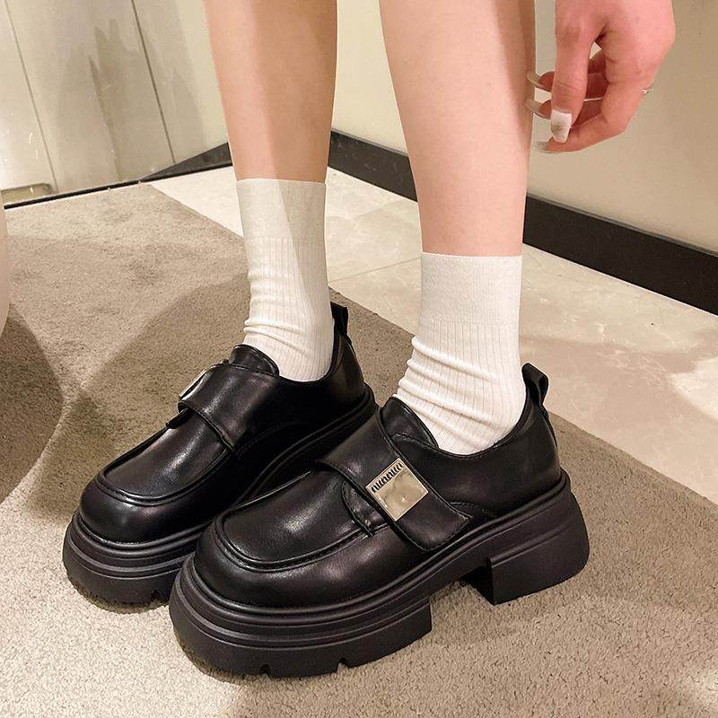 小码乐福鞋女313233小个子真皮2025年春秋爆款JK增高单鞋小皮鞋34,淘宝优惠券,粉丝福利购,淘宝优惠卷