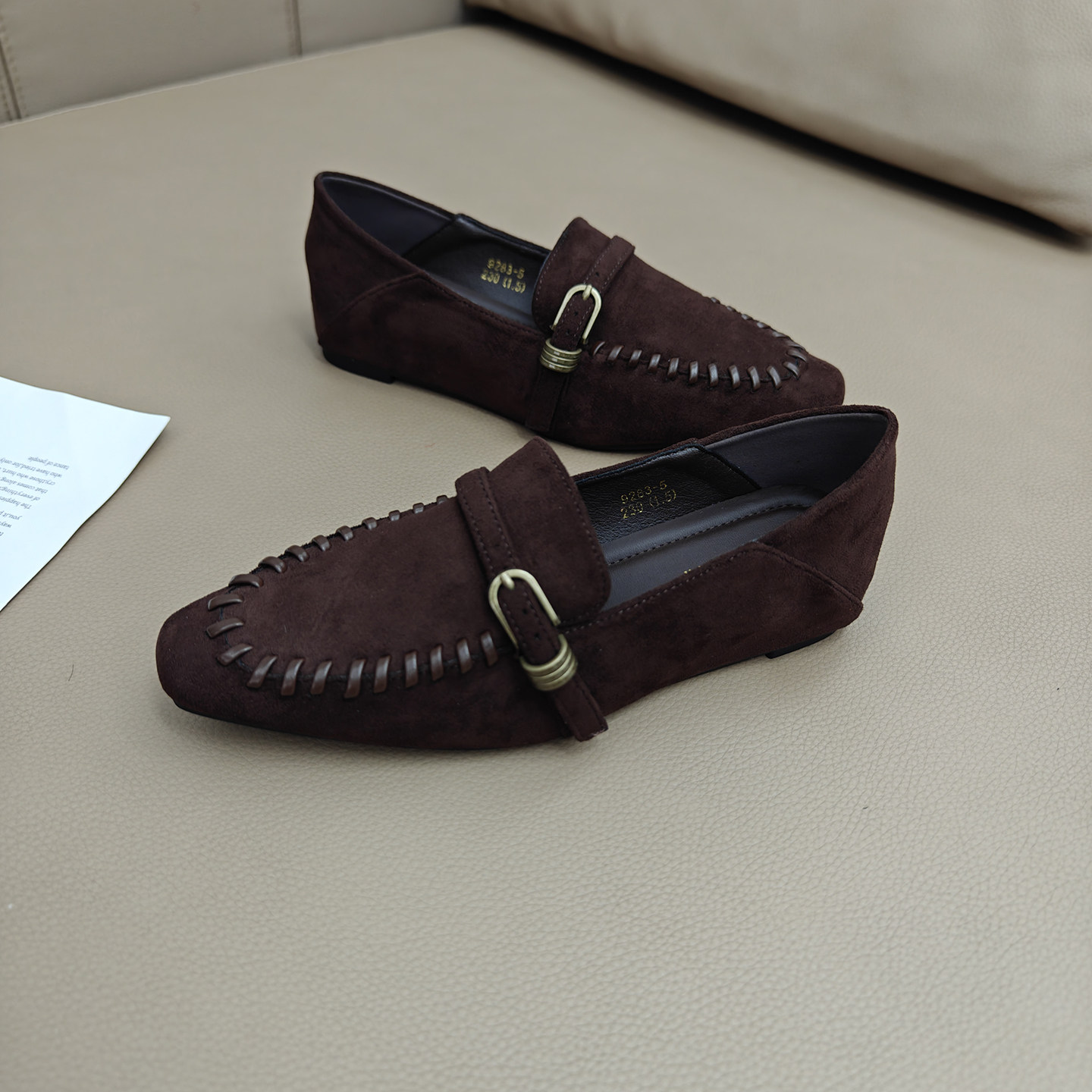 复古尖头玛丽珍鞋女内增高单鞋2025新款小众慵懒感软底绒面乐福鞋,淘宝优惠券,粉丝福利购,淘宝优惠卷