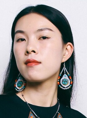 手工编织民族串珠耳饰耳环耳夹
