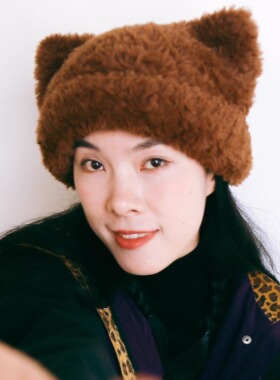猫耳厚绒帽秋冬手工编织毛绒动物可爱通勤居家保暖亲肤日系女帽子