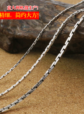 富贵鹿项链925吊坠情侣银