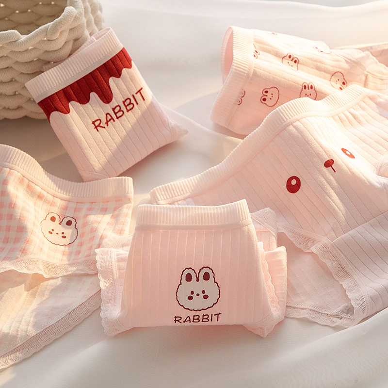 女童内裤纯棉100%中大童中腰少女初中学生全棉女孩儿童三角短裤头,淘宝优惠券,粉丝福利购,淘宝优惠卷