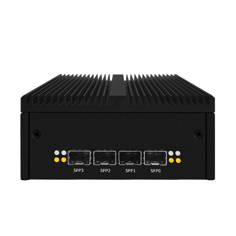 软路由迷你电脑12代四核N100 N150 2.5G网卡10G双光口四光12V黑盒子24V宽压输入串口GPIO爱快ROS工控机N305