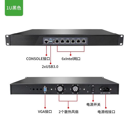 倍控赛扬N5105四核四线程路由器工控机/奔腾4405U/酷睿i3/i5/i7主机出租房企业办公网络小区宽带 - 图0