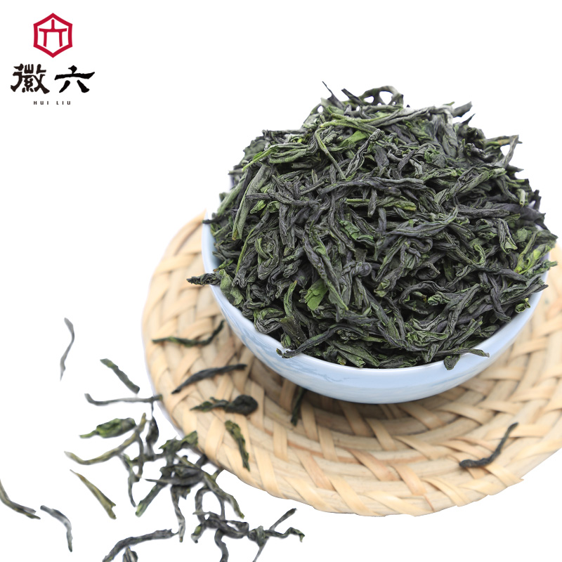 徽六官方旗舰店新茶徽六特一级六安瓜片绿茶春茶手工罐装天青250g1