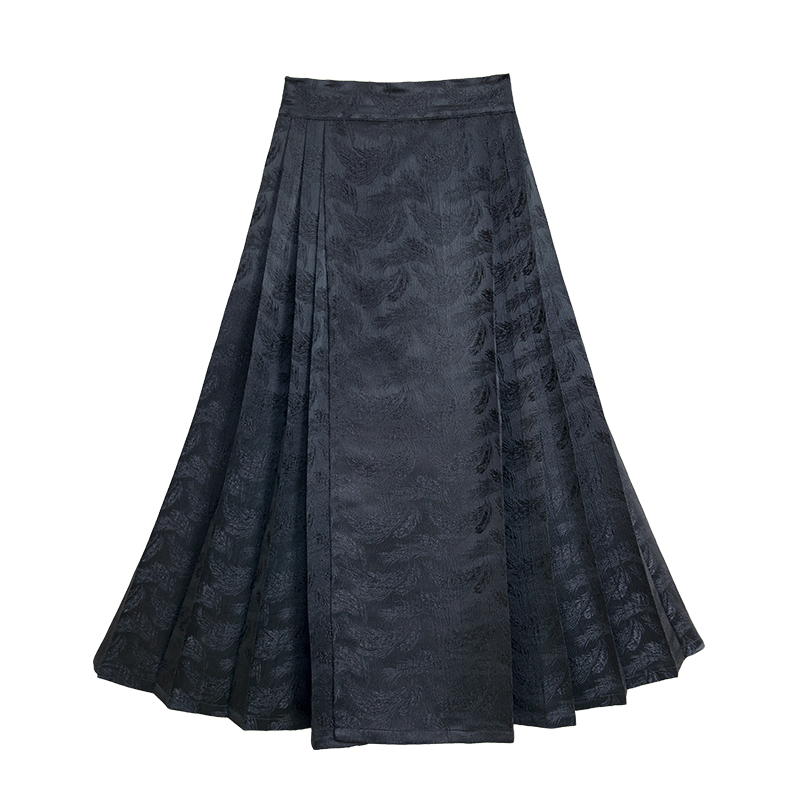 暗香马面裙 清水溪原创改良汉服春季汉元素国风半身裙日常通勤 - 图3