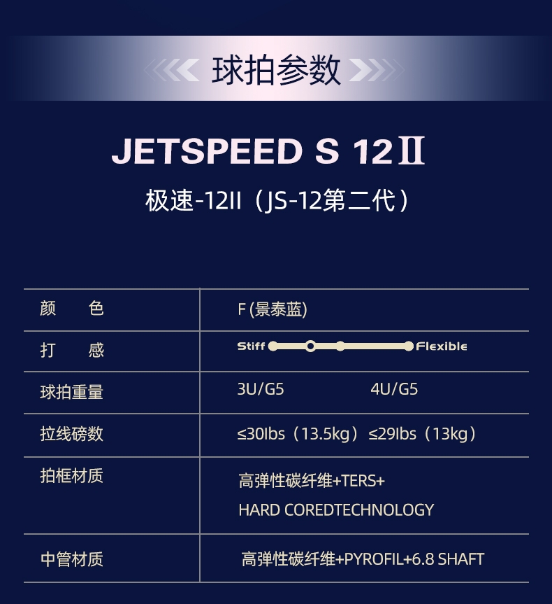 VICTOR职业羽毛球拍极速12二代JS12II威克多速度型单拍碳纤维 - 图2