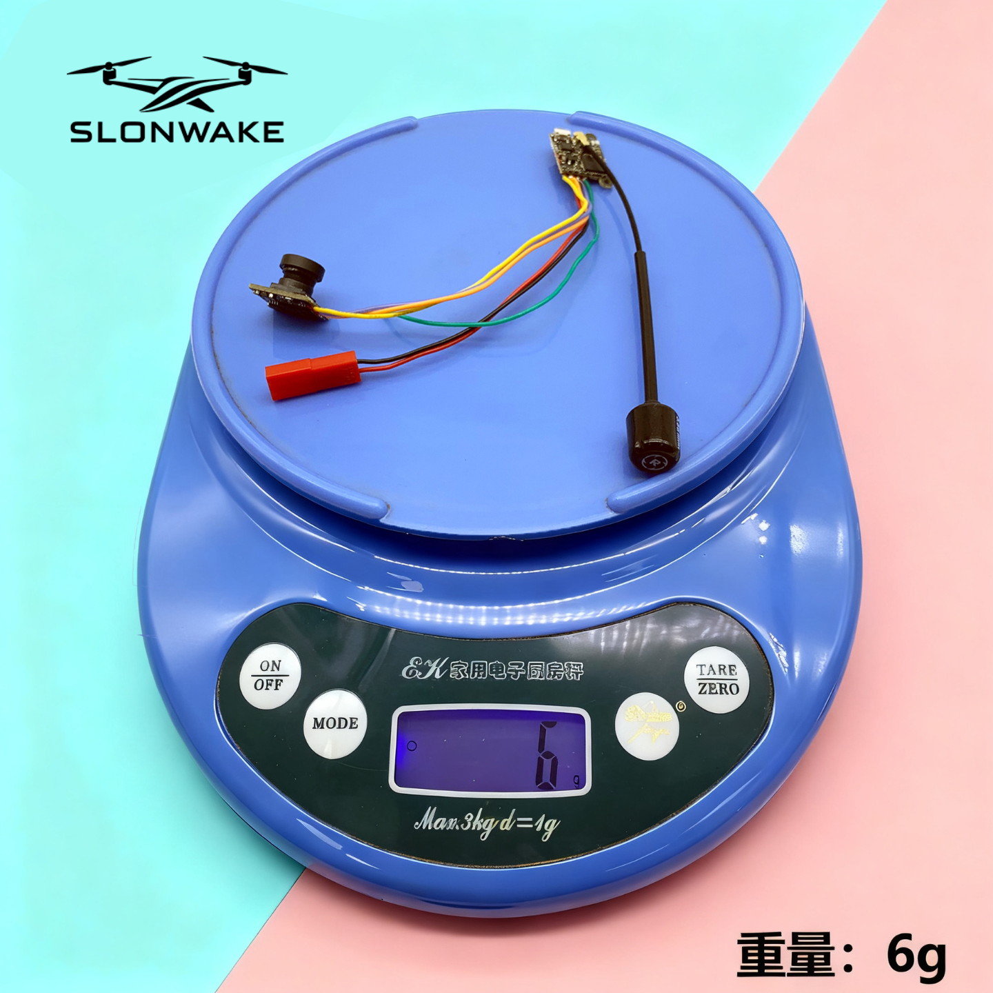 SLONWAKE  5.8G 200mW发射图传摄像头 FPV飞机四轴穿越机 OSD调参 - 图3