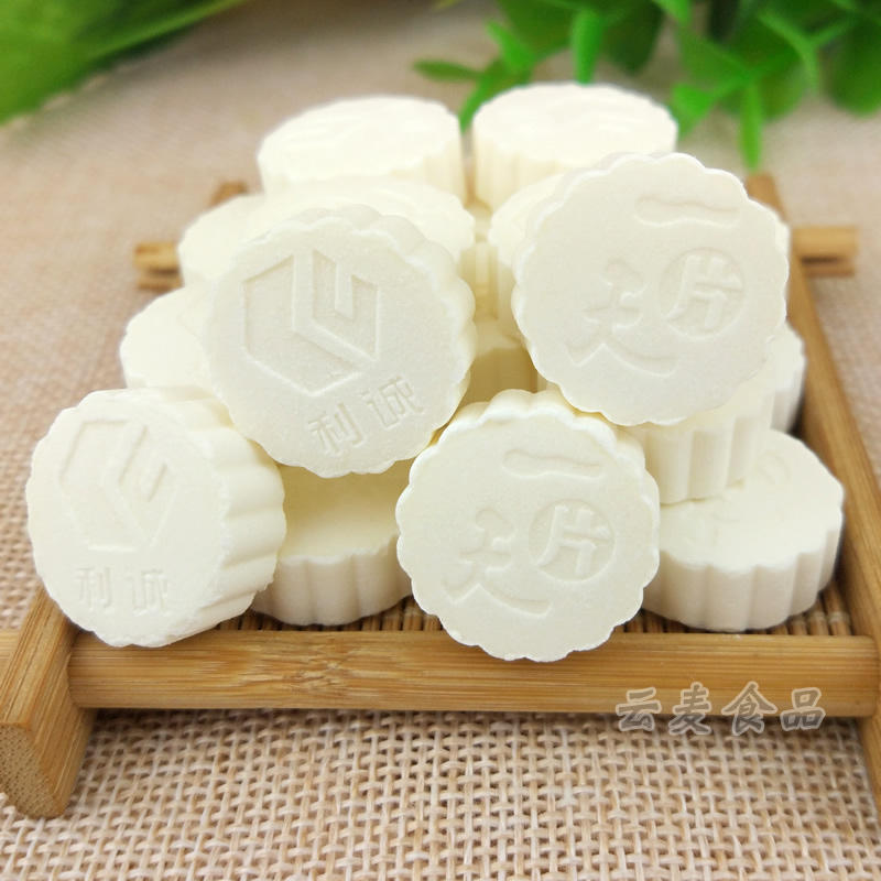 云麦食品塔拉额吉高钙奶贝500gx3袋奶片内蒙古特产草原干吃牛奶片补钙零食1