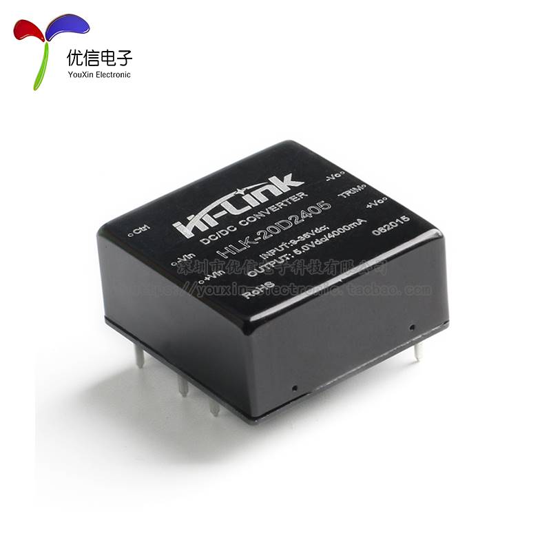 原装正品HLK-URB2405/2412LD 20W 24V转5V/12V DC-DC隔离电源模块 - 图0