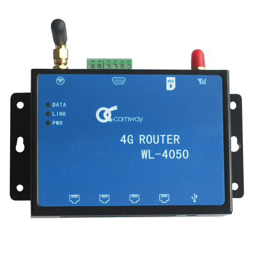 4G全网通工业路由器可数据远传PLC远程下载程序内网穿透
