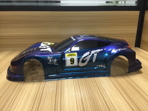 聚乐 1:10本田GT渐变色平跑PVC吸塑车壳 遥控车升级配件宽185MM - 图1