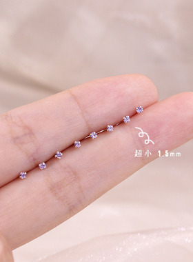 隐形耳钉纯银防过敏女